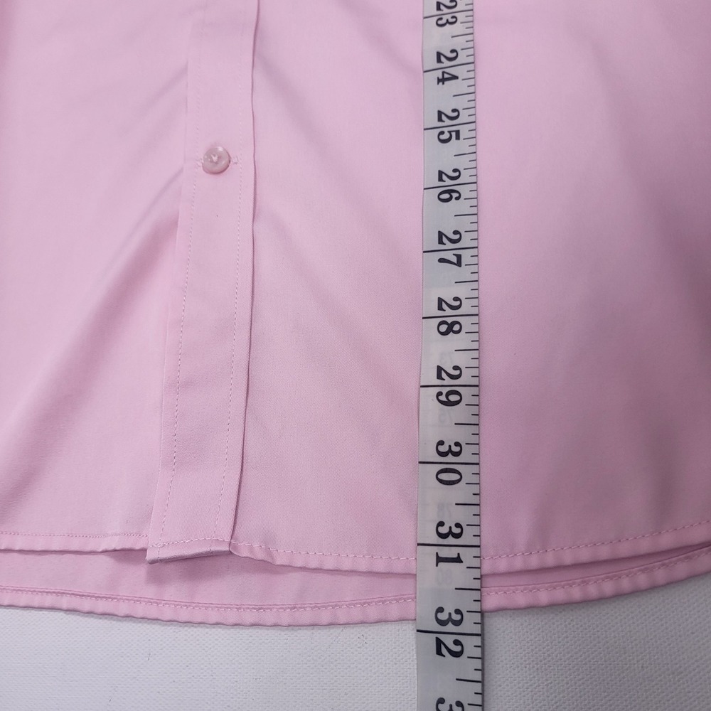 Shield LD-X Dress Shirt Mens 2XL Pink Slim Fit Button Down Collar Long Sleeve - Picture 4 of 6